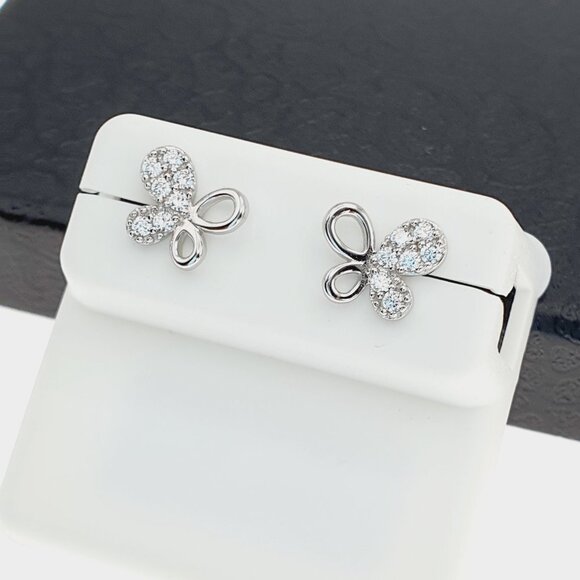 "925 sterling silver luxury CZ earrings for women/girls, Best forRJUS2216 - Picture 4 of 11